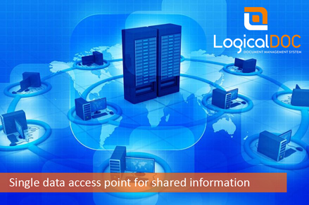Single data access point for shared information